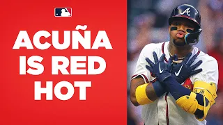 Ronald Acuña Jr. has been SCORCHING OUT! The Braves outfielder is a STAR!