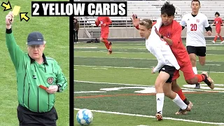 FIRST HIGH SCHOOL SOCCER GAME ⚽️ FRESHMAN PLAYS on the VARSITY TEAM!