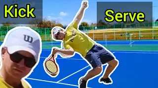 How to hit a better KICK SERVE(2nd serve)