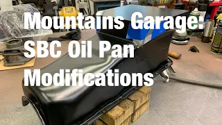 Mountains Garage: SBC Oil Pan Modifications