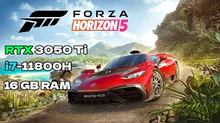 Forza Horizon 5 | DLSS vs FSR 2.2 vs XeSS vs FidelityFX Cas | RTX 3050 Ti