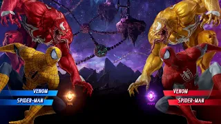 Venom & SpiderMan Vs Venom & SpiderMan [Very Hard]AI Marvel Capcom infinite