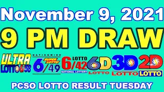 [SUMMARY] PCSO 9:00 PM Lotto Draw – November 9, 2021