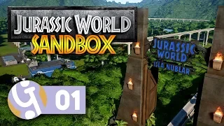 🦖 Spared No Expense! | Isla Nublar Sandbox Mode | Let's Create Jurassic World Evolution #01