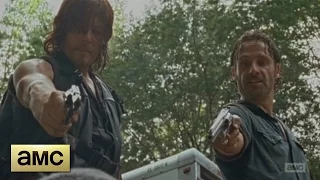 The Walking Dead 6x10 - Rick and Daryl Fight Jesus