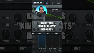 How to: Kim Petras “King of Hearts” Intro Bass in Serum #samsmyers   #sounddesign #shorts