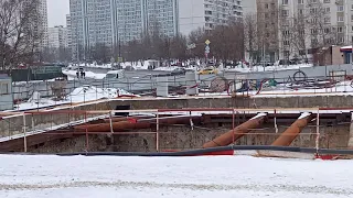 Станция метро"Улица Генерала Тюленева" Троицкой Линии ММ.14.03.21