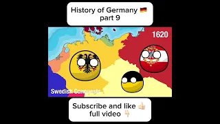 Countryballs - History of Germany  #history #polandball #countryballs #europe #germany #ww2 #ww1