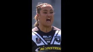 The Ferns with a powerful Haka