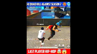 Quad Kill Against Season-2 Squad🥵🥶In Cs Ranked | Can I Kill Season 2 Player #shorts #viralshorts