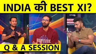 🔴LIVE Q & A: क्या है WORLD CUP में IND की PLAYING XI ? RISKY TEAM या SAFE TEAM | #worldcup