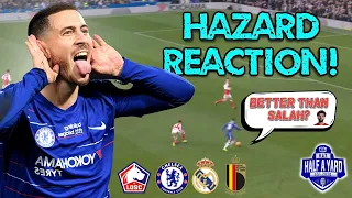 FIRST TIME REACTION TO EDEN HAZARD! | Is he BETTER than SALAH?! | Half A Yard Reacts