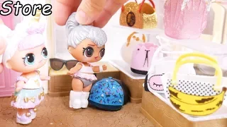 Barbie LOL Surprise Dolls Open Bag Store Boutique In Morning Routine