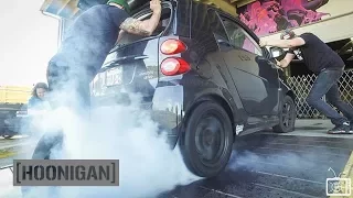 [HOONIGAN] DT 012: Electric Smart Car Burnouts, Donuts and Other Bad Ideas