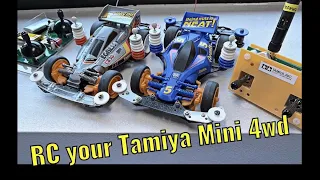 Tamiya Mini 4WD RC Conversion!