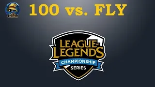 100 vs. FLY | Week 4 LCS 2019 | Чемпионат Америки LCS NA | 100 Thieves Flyquest