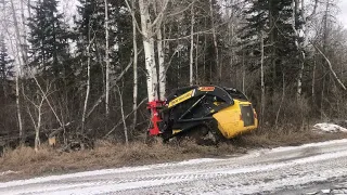 Trying out Agrotk Topcat tree shear