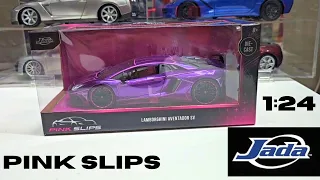 *NEW* JADA 1:24 Scale PINK SLIPS LAMBORGHINI AVENTADOR SV UNBOXING