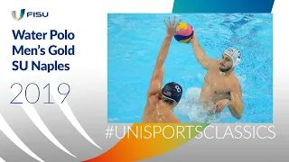 Italy vs USA in the Men’s Waterpolo Gold Medal Game, Napoli 2019 Summer Universiade