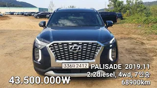 2022.10.24 Hyundai Palisade 2019