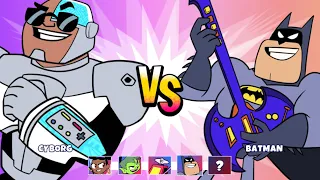 Teen Titans Go: Jump Jousts 2 - Who Has Better Taste In Music, Cyborg or Batman? (CN Games)