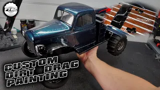 How I Custom Painted the Power Wagon Dirt Drag Truck!!!