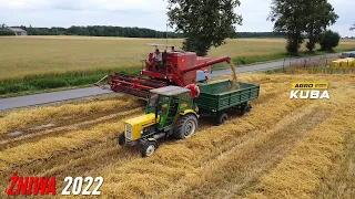 ☆ŻNIWA 2022!☆PIERWSI WE WSI!☆BIZON SUPER Z056☆URSUS C-330☆URSUS C-360☆AGROKUBA☆