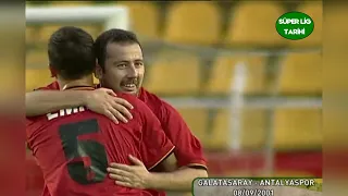 Galatasaray 2-1 Antalyaspor | 2001-02 Süper Lig / Son Dakika Golü!