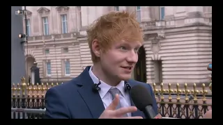 Ed Sheeran Interview ahead of Live Performance at Queen's Platinum Jubilee Pageant