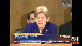 Elizabeth Warren, Ben Bernanke Clash Over 'Too Big To Fail'