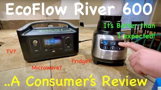 EcoFlow River 600: Will it power your fridge in an Emergency? | A Consumer's Review