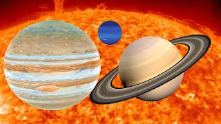 Size of The Sun Compared to Planets | Solar System for Kids | Educational Video for Children