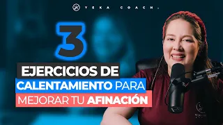 AFINACIÓN DE VOZ Y 3 EJERCICIOS DE CALENTAMIENTO VOCAL | PREPARA Y LIMPIA TU VOZ ANTES DE CANTAR