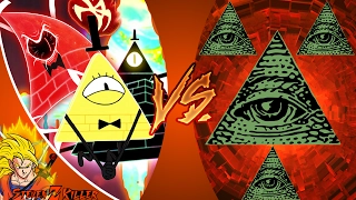 BILL CIPHER vs ILLUMINATI! (Gravity Falls vs MLG) Cartoon Fight Club Episode 159! REACTION!!!