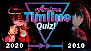 Timeline | Anime Opening Quiz (2020 - 2010) #2