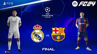 FC 24 - Real Madrid vs Barcelona | UEFA Champions League Final | PS5™ [4K60]