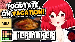 【TIERLIST】Ranking The Food (and Drinks) I Ate On My Spain Vacation!【Vtuber】🔴LIVE Food Review