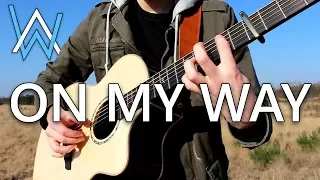 Alan Walker - On My Way (Fingerstyle Guitar Cover) PUBG Mobile OST