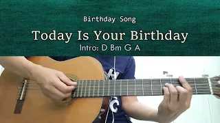Today Is Your Birthday - Guitar Chords