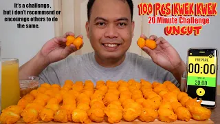 UNCUT | 100 PCS KWEK KWEK 20 MINUTE CHALLENGE | COLLAB WITH  @Neana Food