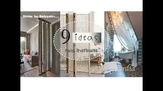 Asombrosas Ideas para separar espacios ¡SIN CONSTRUIR PAREDES! / Ideas Decoración / AVanguardia