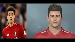 PES 2019 Ki-Jana Hoever face build (Liverpool wonderkid)