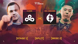 Cloud9 vs Evil Geniuses - VCT Americas Stage 1 - W2D3 - Map 3