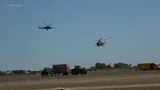 Mil Mi-171 & Mil Mi 24/35 Hind Rescue Demo Rehearsal Texel Leaseweb Airshow 3-8-2018