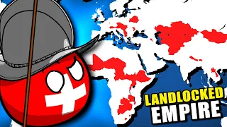 I created a LANDLOCKED Empire for Switzerland...