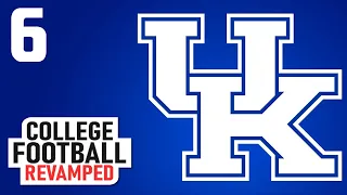 Kentucky Wildcats College Football Revamped Dynasty Mode Ep.6 - Spread vs. #1 Alabama (Y1G6)