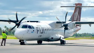 Onboard an Aerospatiale ATR-72-600 with Fiji Airways from Nadi to Suva - FJ7 Trip Report (4K)