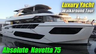 Italian Excellence !!! 2023 Absolute Navetta 75