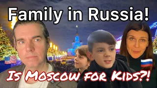 🇺🇸Raising AMERICAN Children in MOSCOW?! 🇷🇺Would YOU do this? See RUSSIA’S VDNKH! #moscowmetro 🚇