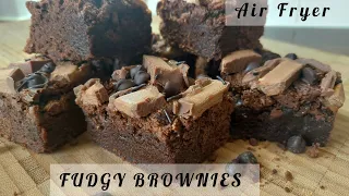 Air Fryer Fudgy Brownies | Delicious moist Brownies recipe | Simple Air Fryer recipes